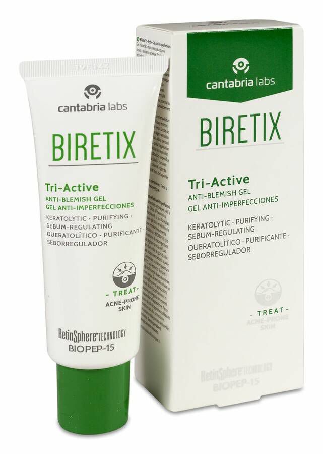 Biretix Tri-active Gel Anti-imperfecciones, 50 ml