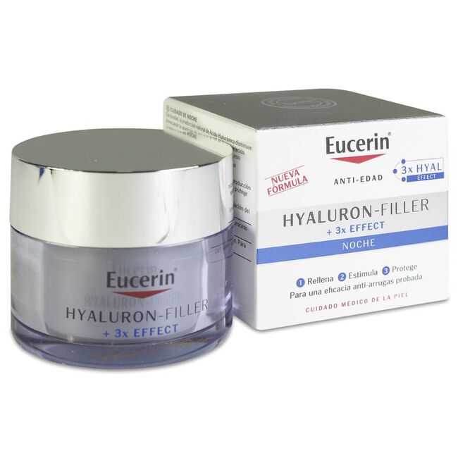 Eucerin Hyaluron Filler Antiarrugas Noche, 50 ml
