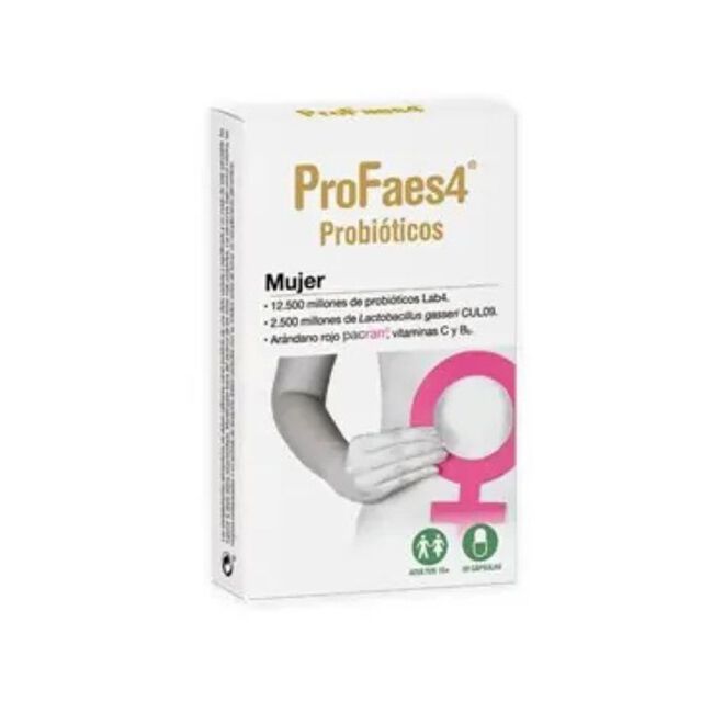 ProFaes4 Probi&oacute;ticos Mujer, 30 C&aacute;psulas