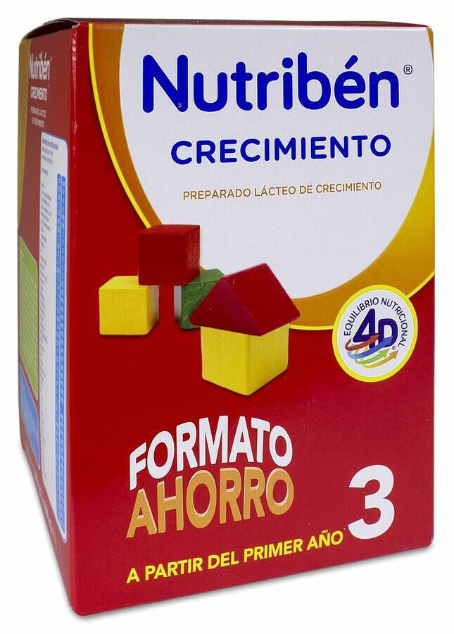 Nutribén Crecimiento 3 Formato Ahorro, 1200 g