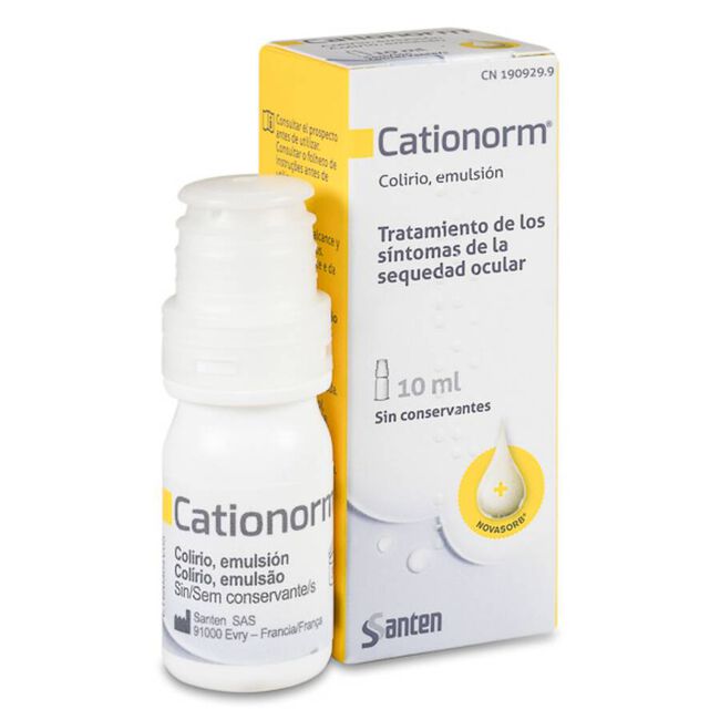 Cationorm Colirio, 10 ml
