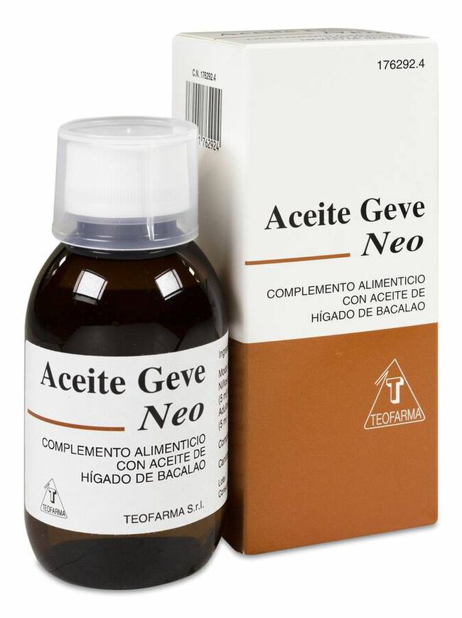 Aceite Geve Neo Hígado de Bacalao, 150 ml