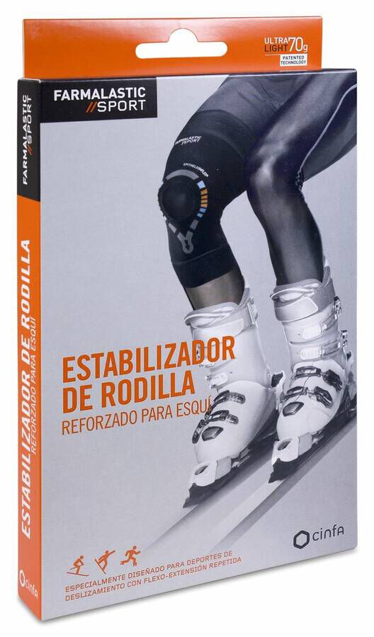 Farmalastic Sport Estabilizador de Rodilla Ultralight Talla S, 1 Ud