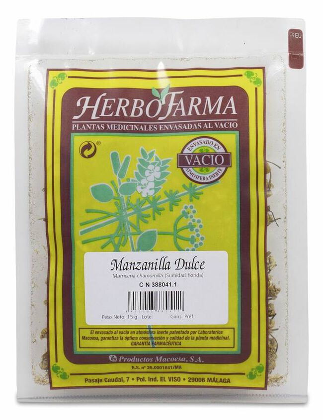 Herbofarma Manzanilla Dulce, 15 g