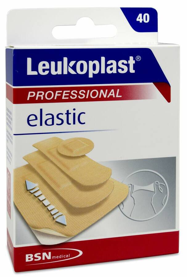 Leukoplast Professional Elastic Surtido, 40 Uds