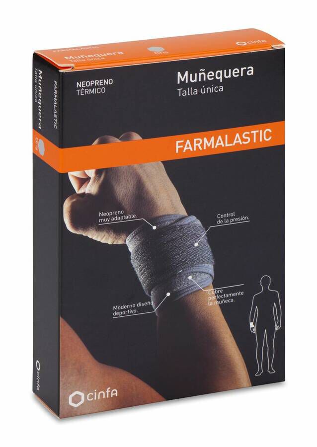 Farmalastic Muñequera Neopreno Talla Única, 1 Ud