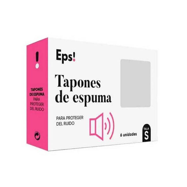 Deiters Teps! Tapón de Espuma Talla S, 6 Unidades