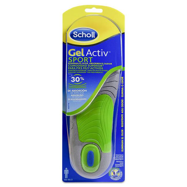 Scholl Gelactiv Sport Hombre, 1 Par