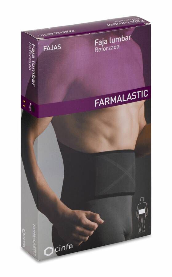 Farmalastic Faja Lumbar Reforzada Talla 1, 1 Ud