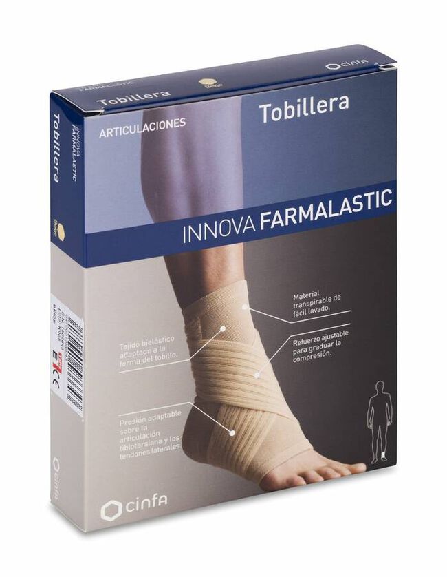 Farmalastic Innova Tobillera Extra-grande, 1 Ud