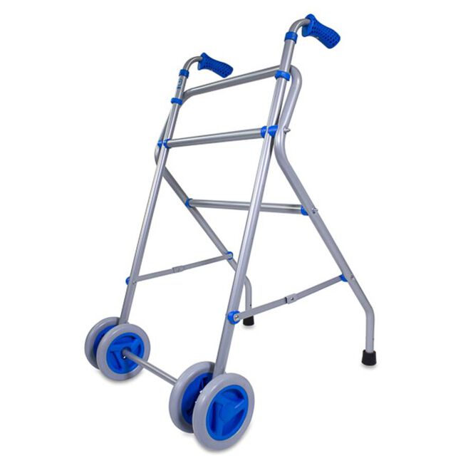 Prim Andador Aluminio 2 Ruedas AL 1G Azul, 1 Unidad