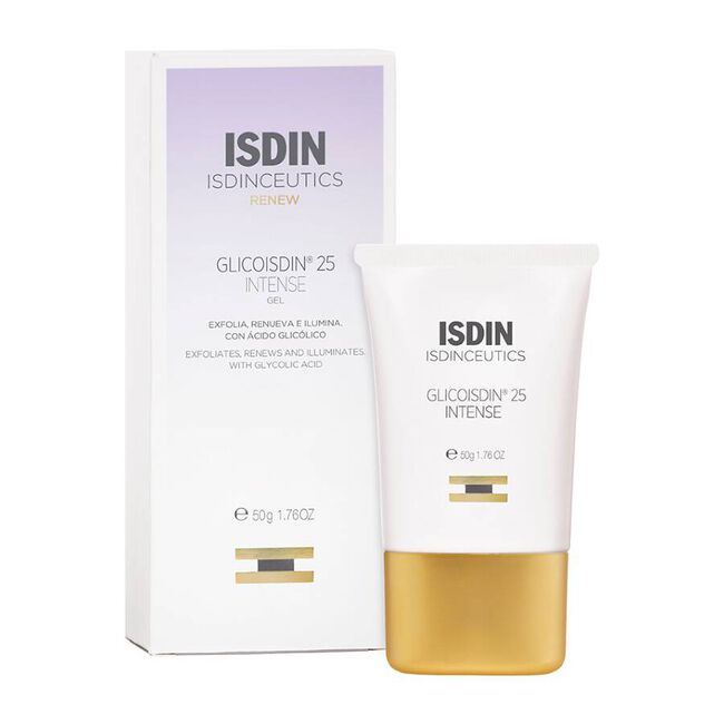 Isdin Isdinceutics Glicoisdin 25 Intense Gel Facial Exfoliante Iluminador, 50 ml