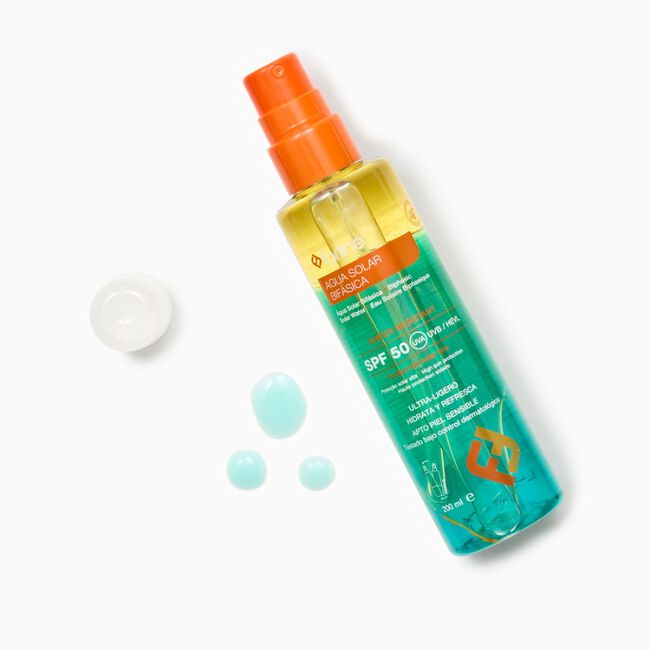 imagen de Farline Agua Solar Bif&aacute;sica SPF 50, 200 ml