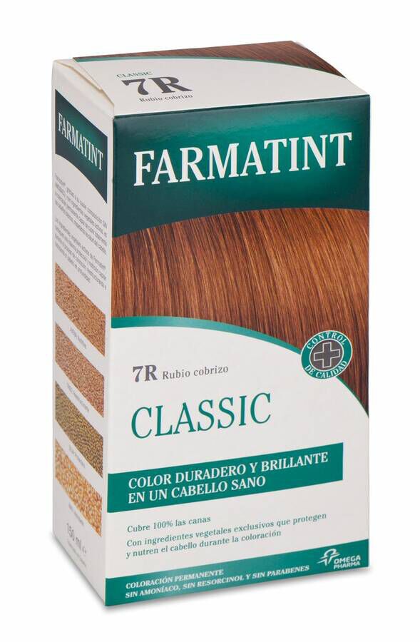 Farmatint Tinte Capilar 7R Rubio Cobrizo, 1 Ud