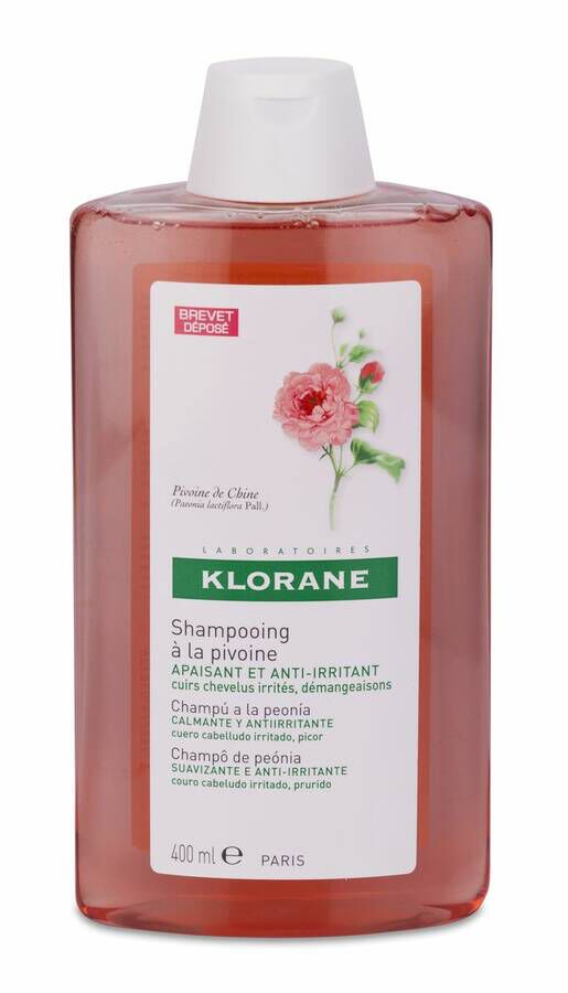 Klorane Champú Calmante Al Extracto de Peonía, 400 ml
