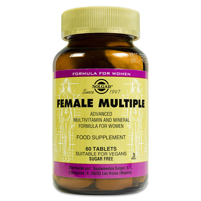 Solgar Female Múltiple, 60 comprimidos
