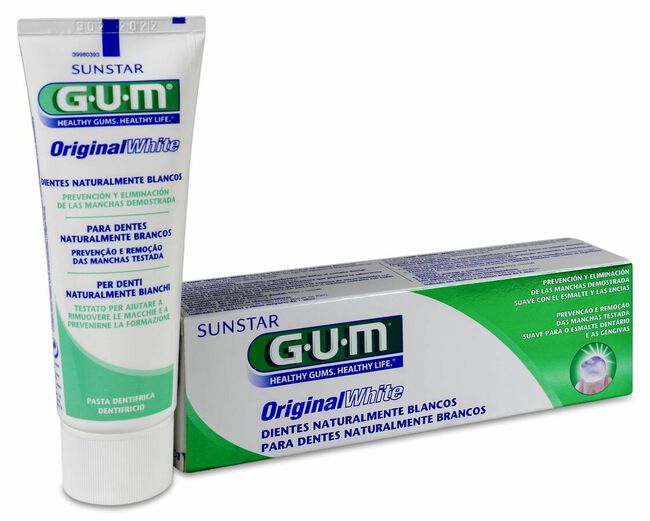 GUM Original White Pasta Dentífrica, 75 ml