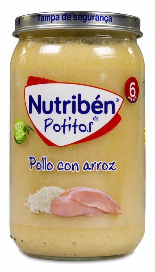 Nutribén Potitos Pollo Con Arroz, 235 g