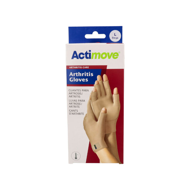 Actimove Arthritis Care Guante Beige Talla L, 2 unidades