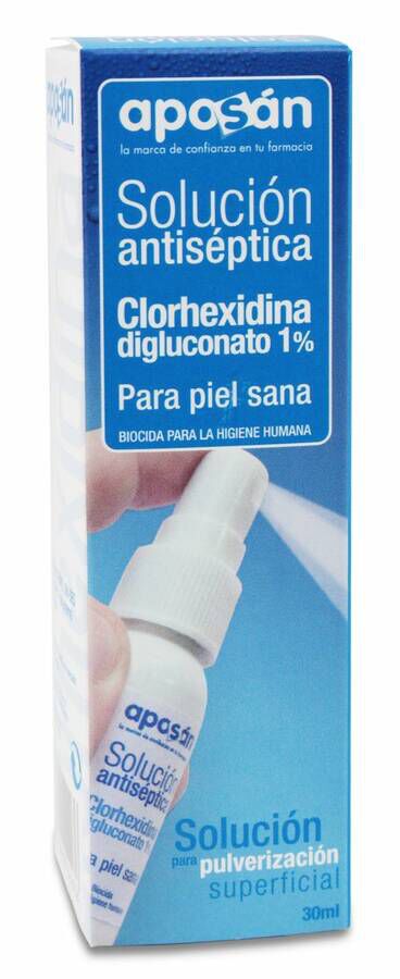 Aposán Clorhexidina para Pulverización, 30 ml