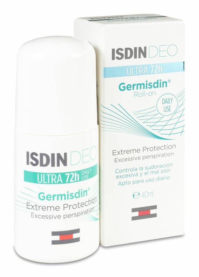 Isdin Germisdin Ultra 72h Antitranspirante Roll-on, 40 ml
