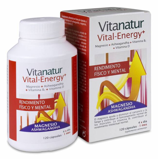 Vitanatur Vital-Energy+, 120 Cápsulas