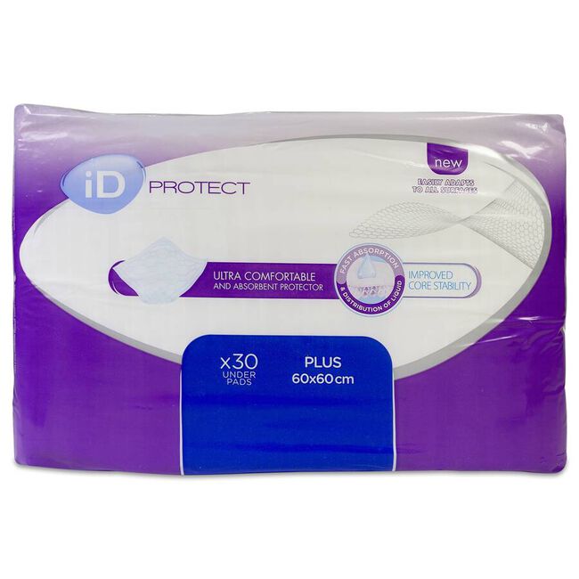 iD Expert Protect Super Empapadores 60x60 cm, 30 Uds