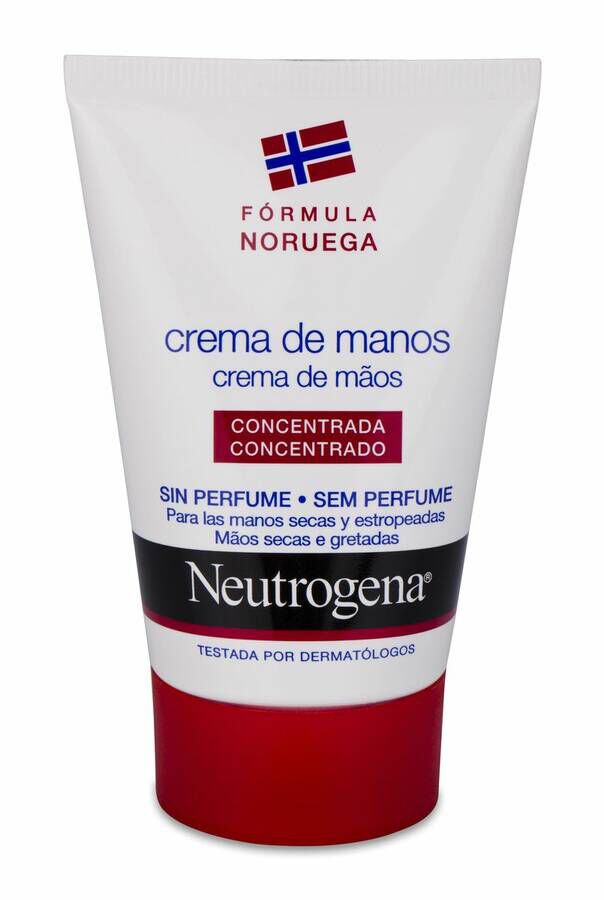 Neutrogena Crema de Manos Concentrada sin Perfume, 50 ml