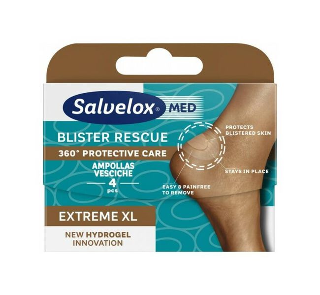 Salvelox MED  Rescue Ampollas XL, 4 Unidades