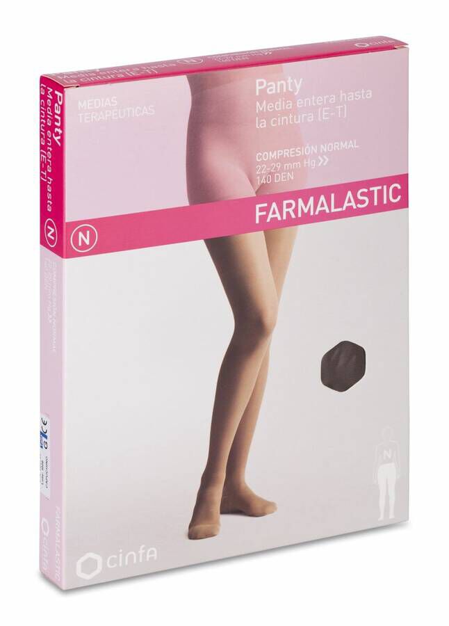 Farmalastic Panty de Compresión Normal Capuchino Talla Grande, 1 Ud