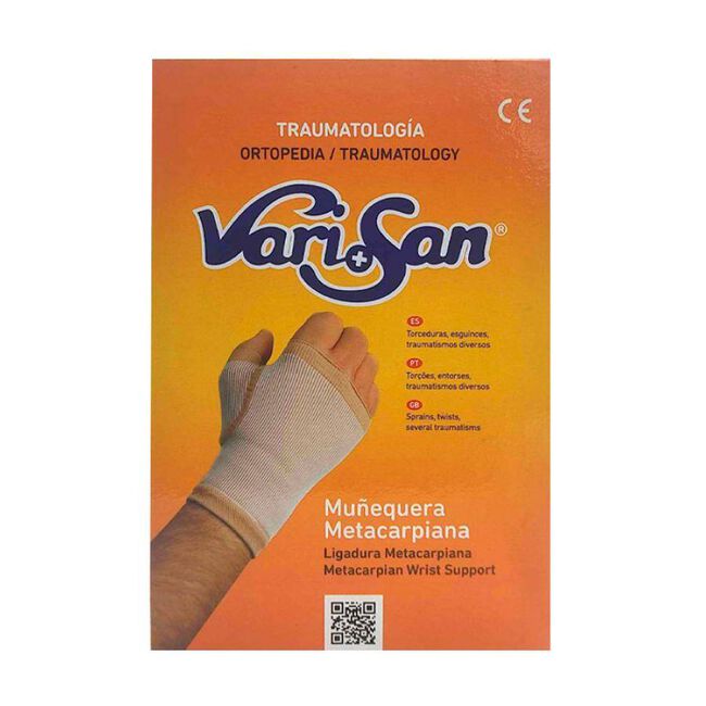 Varisan Muñequera Metacarpiana Talla 4, 1 Ud