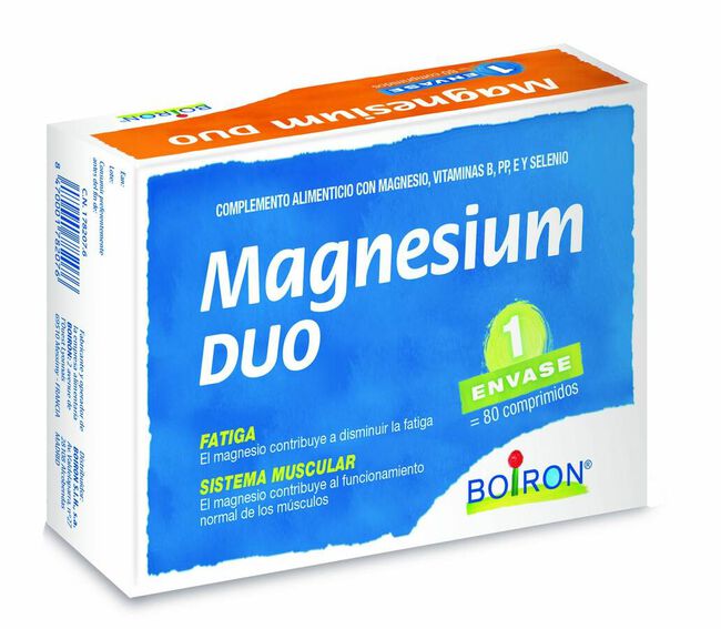 Boiron Magnesium Duo, 80 Comprimidos