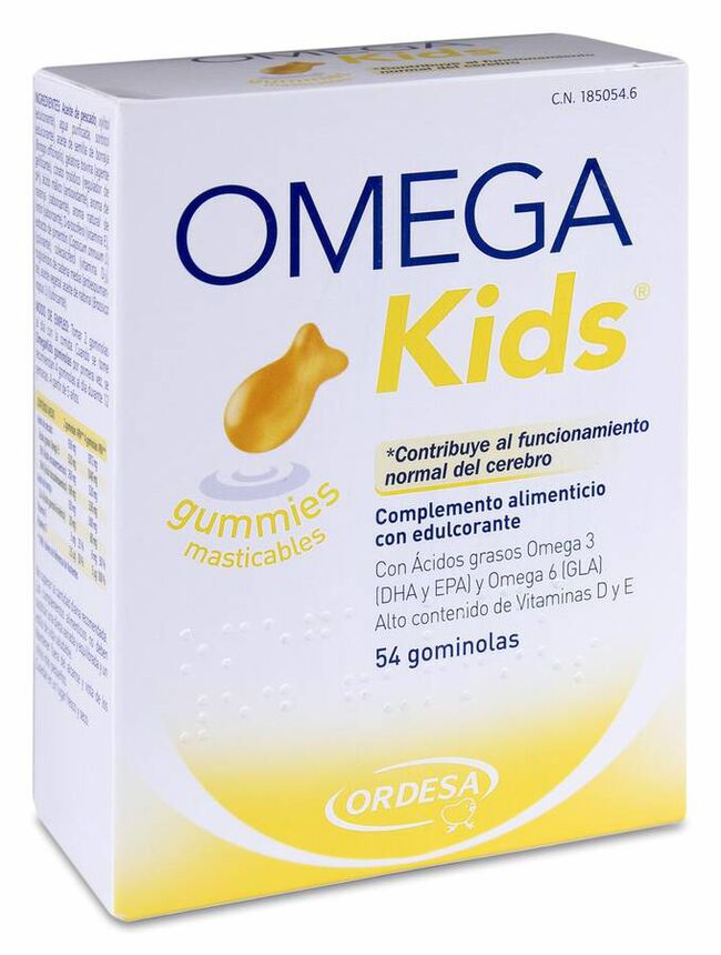 OmegaKids Gummies Masticables, 54 Uds
