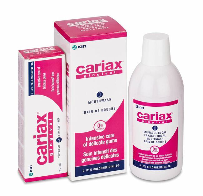 Pack Cariax Gingival Colutorio + Pasta Dent&iacute;frica de Regalo, 1 Ud