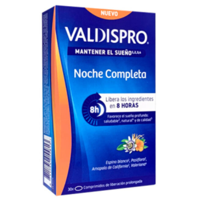 imagen de Valdispro Noche Completa, 30 Comprimidos