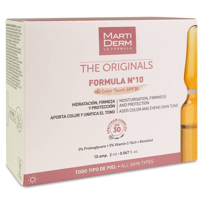 MartiDerm The Originales Formula nº10 SPF 30, 10 Ampollas