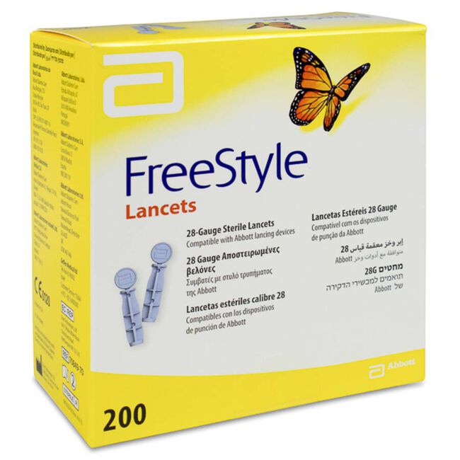 Abbott Freestyle Lancetas, 200 unidades