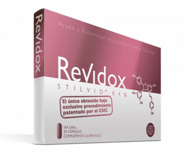 Revidox Antioxidante Stilvid 84%, 30 Cápsulas