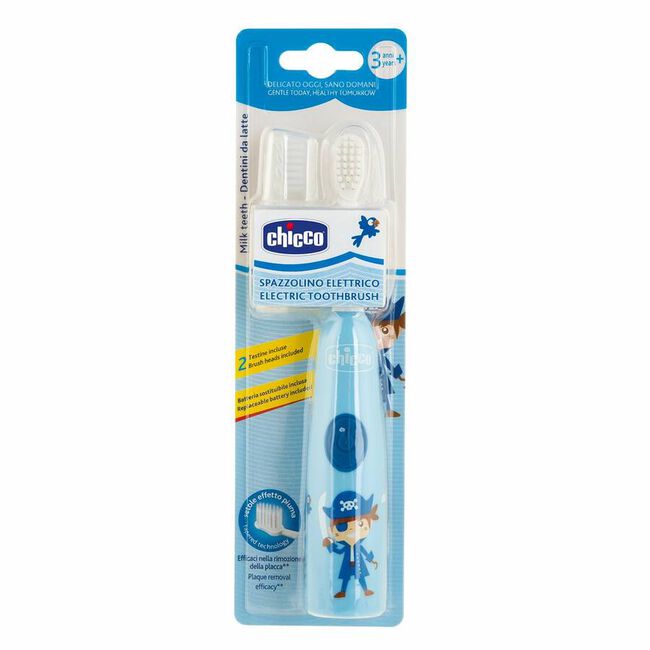 Chicco Cepillo Dental Eléctrico 36 Meses Azul, 1 Unidad