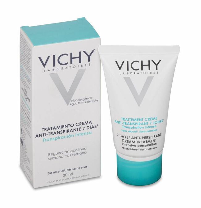 Vichy Tratamiento Antitranspirante 7 Días Crema, 30 ml