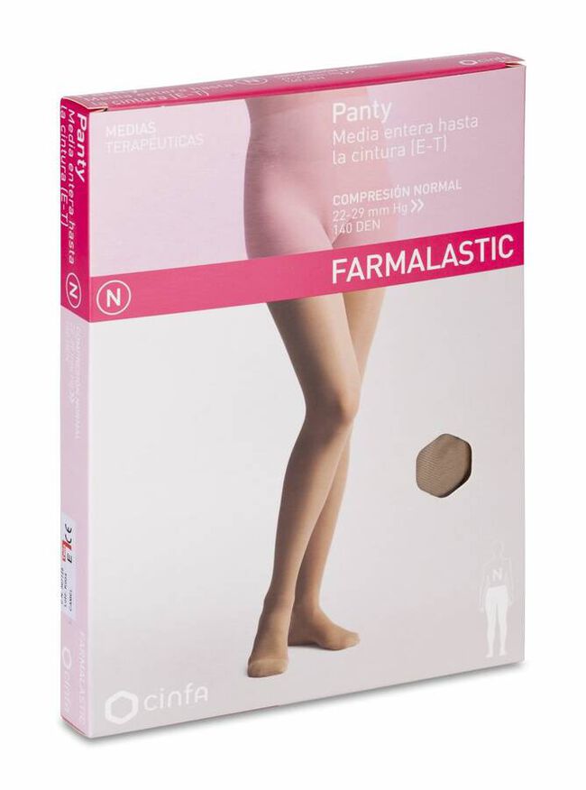 Farmalastic Panty de Compresión Normal Camel Talla Extra Grande, 1 Ud