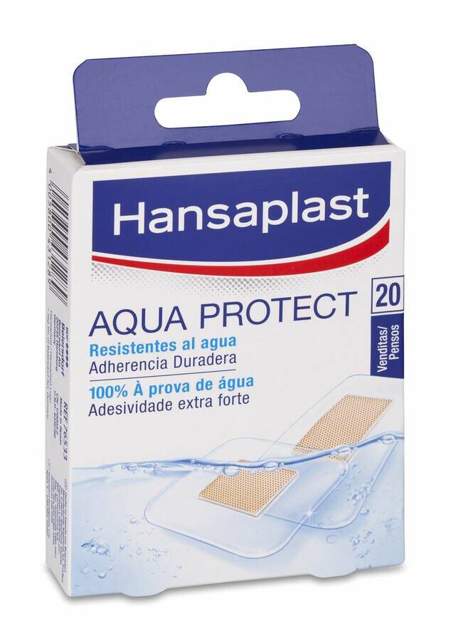 Hansaplast Apósito Aqua Protect, 20 Uds