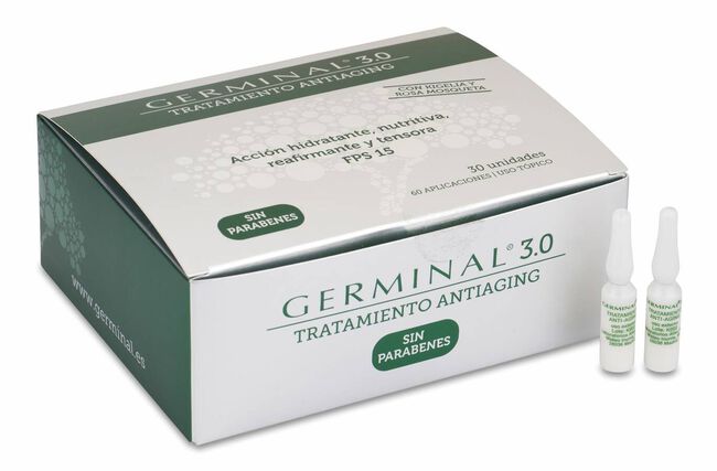 Germinal 3.0 Tratamiento Antiedad FPS 15, 30 Ampollas