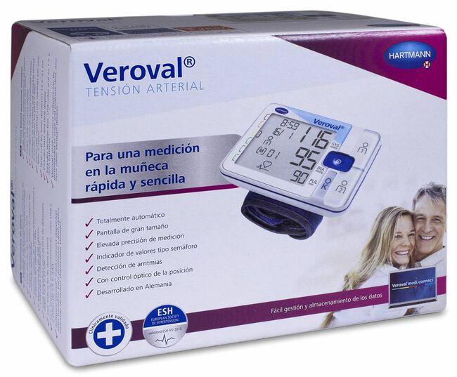 Veroval Tensiómetro Muñeca, 1 Ud