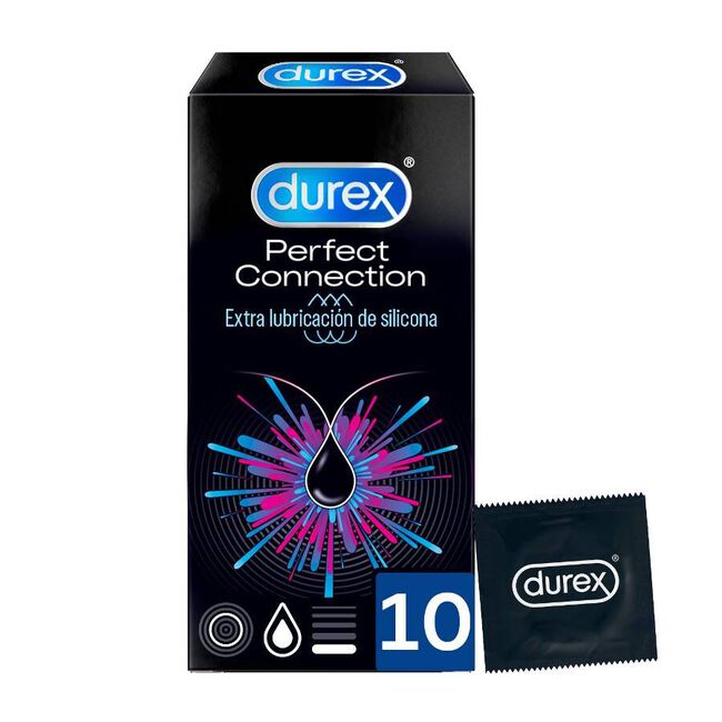 Durex Perfect Connection Preservativos, 10 Unidades