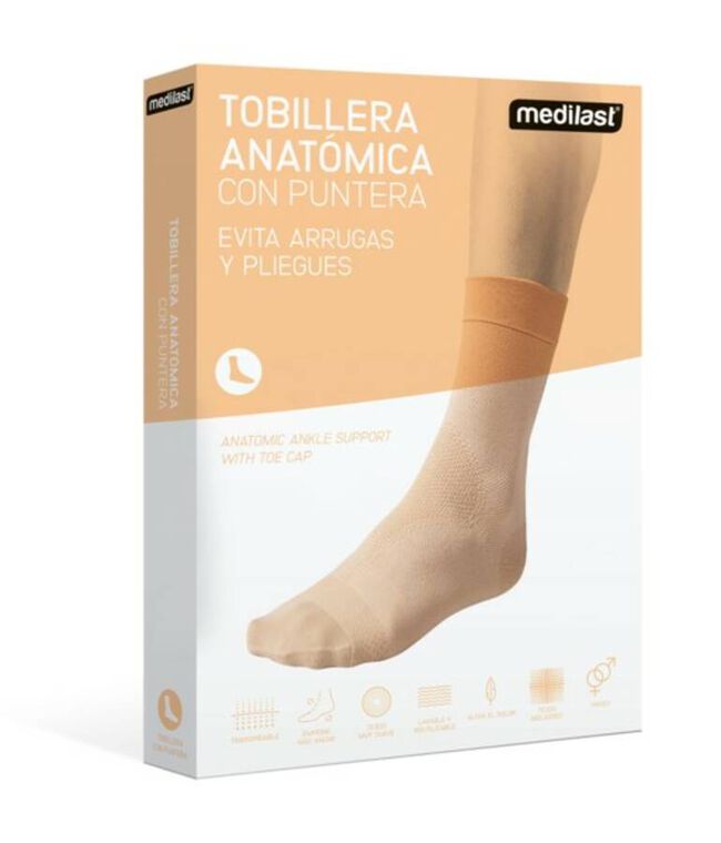 imagen de Medilast Trauma Plus Tobillera con Puntera Talla M, 1 Ud
