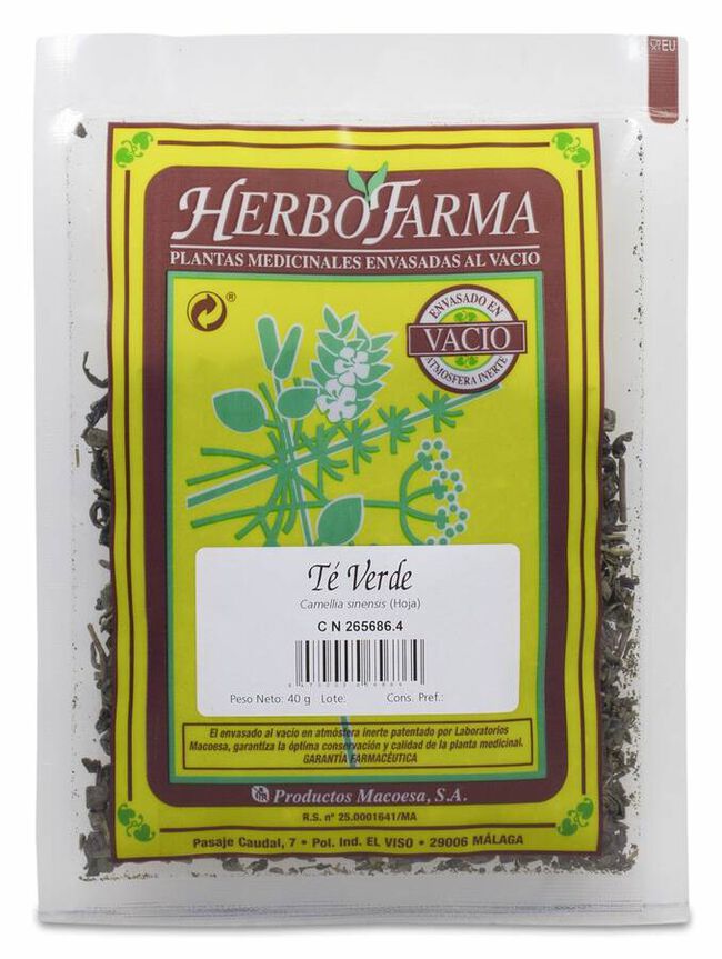 Herbofarma Té Verde, 40 g