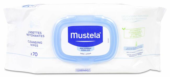Mustela Toallitas Perfumadas, 70 Uds