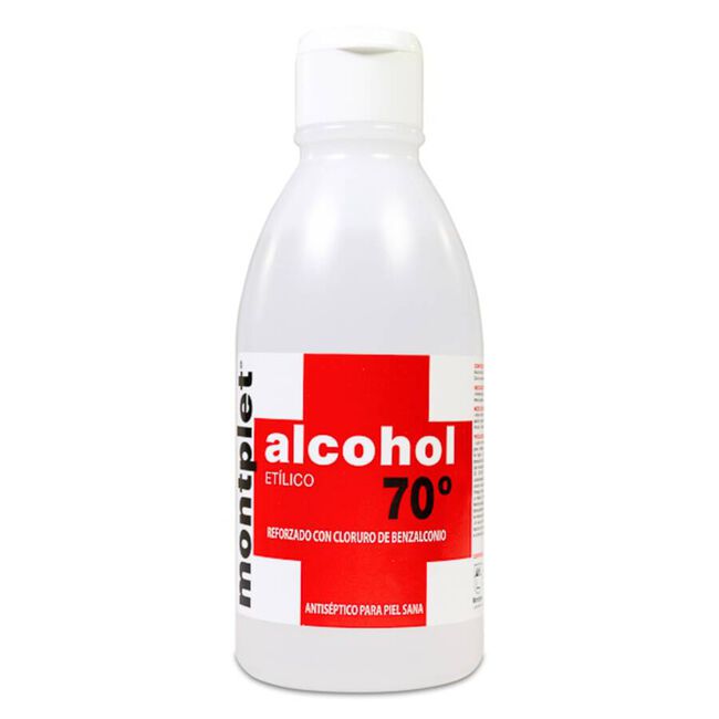 Montplet Alcohol 70º, 250 ml