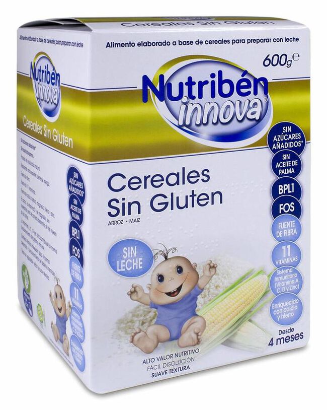 Nutribén Innova Cereales sin Gluten, 600 g